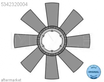Крыльчатка вентилятора, охлаждение двигателя VOLVO (1674865)