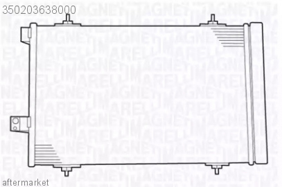 6455HV PEUGEOT Конденсатор, кондиционер. Замена, описание, фото