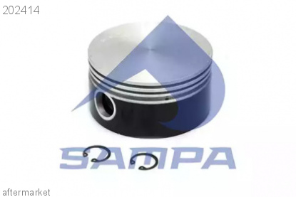 202414 SAMPA - Поршень, пневматический компрессор. Замена, описание ...