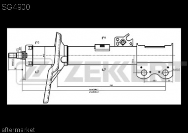 SG4900 ZEKKERT - Амортизатор. Замена, описание, фото, аналоги, цены ...
