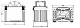 Батарея аккумуляторная "Maxxima", 12в 50а/ч Exide (EM1000)