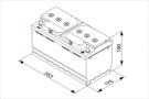 Батарея аккумуляторная "T3", 12в 88а/ч Bosch (0 092 T30 130)