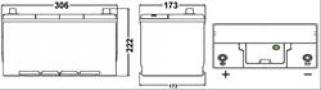 Батарея аккумуляторная "Premium", 12в 100а/ч Exide (EA1005)