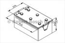 Батарея аккумуляторная "T3", 12в 220а/ч Bosch (0 092 T30 810)