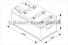 Батарея аккумуляторная "T3", 12в 143а/ч Bosch (0 092 T30 470)
