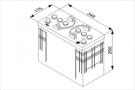 Батарея аккумуляторная "T3", 12в 125а/ч Bosch (0 092 T30 400)