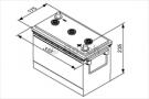 Батарея аккумуляторная "T3", 6в 150а/ч Bosch (0 092 T30 630)