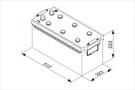 Батарея аккумуляторная "T3", 12в 155а/ч Bosch (0 092 T30 770)