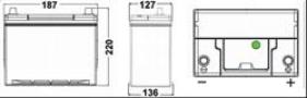 Батарея аккумуляторная, 12В 38А/ч Tudor (_TA386)