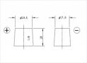 Батарея аккумуляторная, 12В 60А/ч Bosch (0 093 A56 04J)