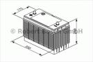 Батарея аккумуляторная, 12В 105А/ч Bosch (0 092 L40 330)