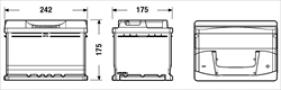 Батарея аккумуляторная, 12В 60А/ч Deta (DB602)