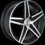Диск колёсный литой "SH643 6x14, 4x98, ET35, D58.6, черный полностью полированный (BKF)" NZ (9110502)