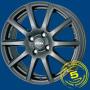 Диск колёсный литой "Milano 7x17, 5x114,3, ET47, D70.1, титан" Rial (MI70747B82-5)