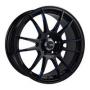 Диск колёсный литой "SL26 7.5x17, 5x105, ET42, D56.6, черный глянец, по лучам частично синий (GBQPB)" Konig (D 10414)