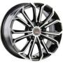 Диск колёсный литой "Concept-TY503 6.5x16, 5x114,3, ET45, D60.1, черный полированный (BKF)" Replica LA (Concept 9133683)