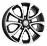 Диск колёсный литой "KC623 АЛМАЗ (17_JUKE) 6.5x17, 5x114,3, ET47, D66.1, black" Кик (14396)