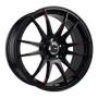 Диск колёсный литой "SL26 7.5x17, 5x105, ET42, D56.6, черный глянец, по лучам частично красный (GBQPR)" Konig (D 10415)