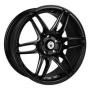 Диск колёсный литой "S889 7.5x17, 5x114,3, ET40, D67.1, черный, по лучам частично серебристый (GBQPlZ)" Konig (D 10473)