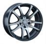 Диск колёсный литой "LS 283 6.5x15, 5x114,3, ET40, D73.1, серый матовый, полностью полированный (GMF)" LS Wheels (D 00500)