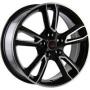 Диск колёсный литой "Concept-MZ502 7.5x18, 5x114,3, ET50, D67.1, черный полированный (BKF)" Replica LA (Concept 9124652)