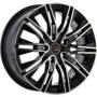 Диск колёсный литой "Concept-GM525 6.5x16, 5x115, ET46, D70.3, черный полированный (BKF)" Replica LA (Concept 9133161)