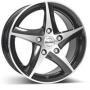 Диск колёсный литой "101 dark 7x17, 5x110, ET40, D65.1, черный полированный (BKF/P)" Enzo (E01Y7BP40)