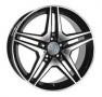 Диск колёсный литой "MR96 8.5x19, 5x130, ET48, D84.1, чётный матовый, полированнная лицевая сторона диска (MBF)" Ls Replica (D 14135)