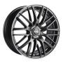 Диск колёсный литой "MM579 7.5x17, 5x114,3, ET45, D67.1, черный с полированным ободом (GBRP)" Advanti (D 10084)