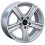 Диск колёсный литой "VW120 7x16, 5x112, ET42, D57.1, серебристый полностью полированный (SF)" Replica LA (9126231)