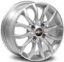 Диск колёсный литой "GM60 6.5x16, 4x114,3, ET49, D56.6, серебристый (S)" Ls Replica (D 3819)