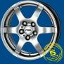 Диск колёсный литой "GIRO 7x16, 5x114,3, ET45, D70.1, серебро" Rial (GI70646B81)