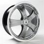 Диск колёсный литой "SF22 8.5x18, 5x112, ET45, D66.6, насыщенный серебристый с полированным ободом (HDLP)" Konig (D 10190)