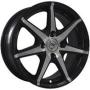 Диск колёсный литой "SH580 6.5x15, 5x114,3, ET40, D73.1, черный полностью полированный (BKF)" NZ (9109989)