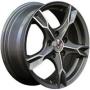 Диск колёсный литой "SH584 6.5x16, 5x114,3, ET52.5, D67.1, насыщенный темно-серый полностью полированный (GMF)" NZ (9101780)
