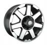 Диск колёсный литой "TY176 7.5x18, 6x139,7, ET25, D106.1, черный полированный (MBFP)" Ls Replica (D 15869)