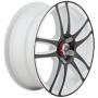 Диск колёсный литой "F-45 6.5x16, 5x110, ET37, D65.1, белый +черный (W+B)" NZ (9120703)
