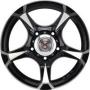 Диск колёсный литой "SH659 8x16, 6x139,7, ET10, D110.5, черный полностью полированный (BKF)" NZ (9129120)