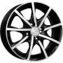 Диск колёсный литой "Алькор 5.5x14, 4x98, ET35, D58.5, алмаз черный" Кик (4633)