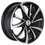 Диск колёсный литой "SH648 6.5x16, 5x105, ET39, D56.6, черный полностью полированный (BKF)" NZ (9113095)