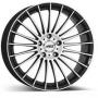 Диск колёсный литой "Valencia dark 7x17, 5x114,3, ET48, D71.6, черный (BK)" Aez (AVAY8BP48)
