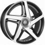 Диск колёсный литой "AirBlade 7.5x16, 5x112, ET50, D70.1, черный матовый, полированный (GMF)" Aez (AAI68KP50)
