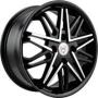 Диск колёсный литой "SH674 7x17, 5x120, ET41, D67.1, черный полностью полированный (BKF)" NZ (9129827)