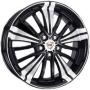 Диск колёсный литой "SH649 7x17, 5x114,3, ET39, D60.1, черный полностью полированный (BKF)" NZ (9142091)