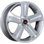 Диск колёсный литой "LX23 7.5x19, 5x114,3, ET35, D60.1, серебристый полностью полированный (SF)" Replica LA (9134211)
