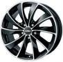 Диск колёсный литой "LUGANO 7.5x17, 5x114,3, ET36, D70.1, матовый графит фронтальная полировка" Rial (LU75736B83-9)
