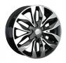 Диск колёсный литой "TY218 6.5x16, 5x114,3, ET45, D60.1, черный глянец, полированнная лицевая сторона диска (BKF)" Ls Replica (D 15255)
