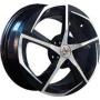 Диск колёсный литой "SH654 8x18, 5x114,3, ET35, D60.1, черный полностью полированный (BKF)" NZ (9123972)