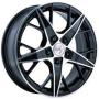 Диск колёсный литой "F-29 6x15, 4x100, ET36, D60.1, черный полностью полированный (BKF)" NZ (9124424)
