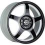 Диск колёсный литой "AF-05 8x18, 5x112, ET39, D66.6, белый+черный (W+B)" X-Race (9142349)